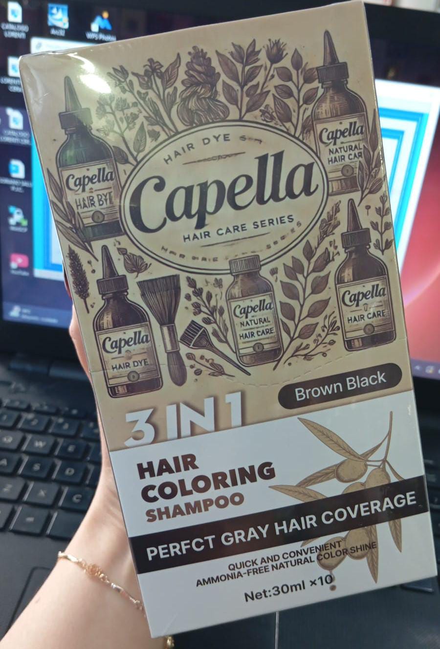 🔥 Shampoo Cubre Canas Capella 3 en 1 – Color Natural en Minutos + Cabello Nutrido ✨<br> <span style="color:#dc2626;font-weight:900;">🔥 OFERTA ESPECIAL: 20% DE DESCUENTO</span>