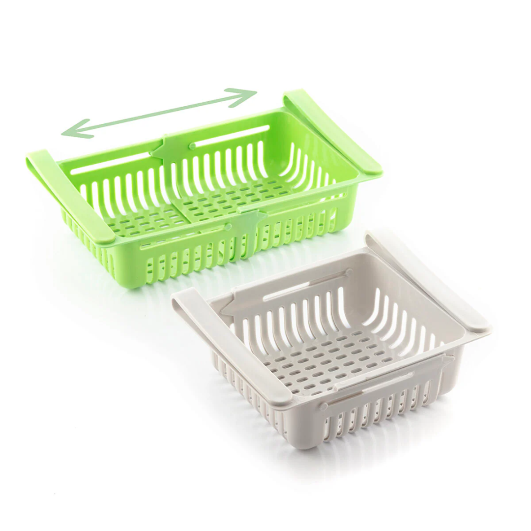 🧺 Organizador Ajustable para Heladera – PROMO 3×1