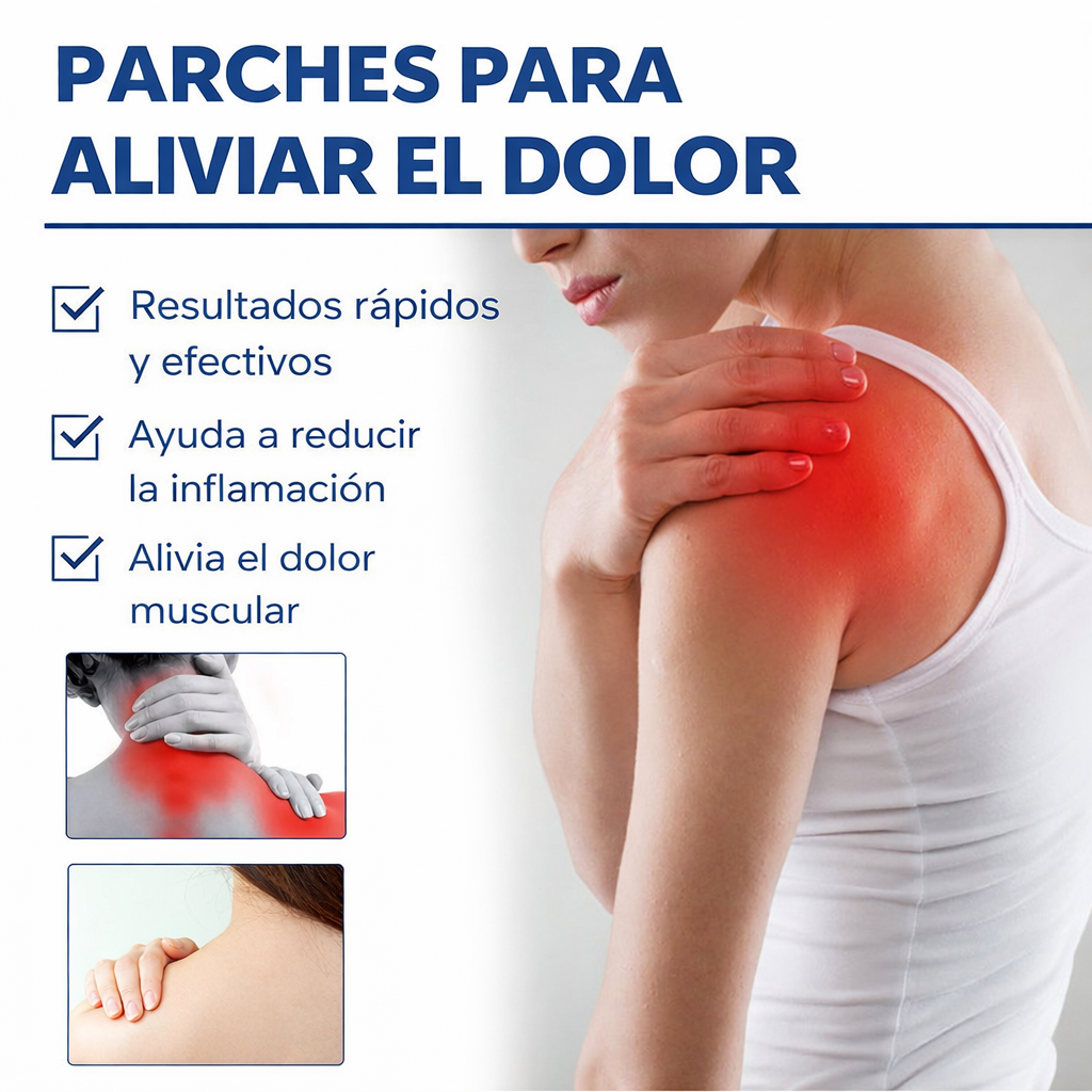 💥 Parche Natural para Aliviar Molestias Musculares y Articulares <br> 🩹 Más comodidad para espalda, cuello, rodillas y articulaciones <br> <span style="color:#dc2626;font-weight:900;">🔥 OFERTA ESPECIAL: 25% DE DESCUENTO</span>