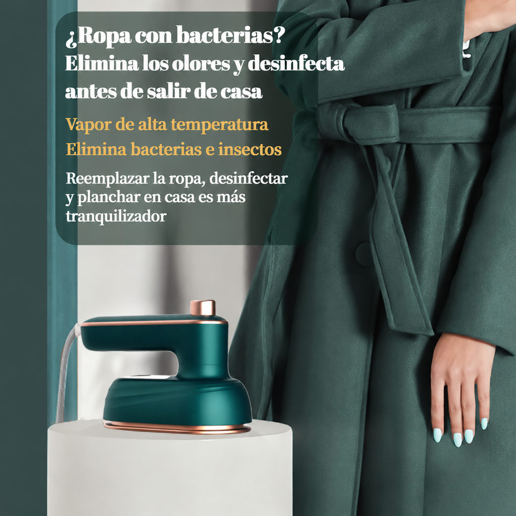 😍👔 Nunca Más Salgas con la Ropa Arrugada <br>✨ La Mini Plancha a Vapor que Te Salva Antes de Cada Salida ✨ <br> <span style="color:#dc2626;font-weight:900;">🔥 OFERTA ESPECIAL: 25% DE DESCUENTO🔥 </span>