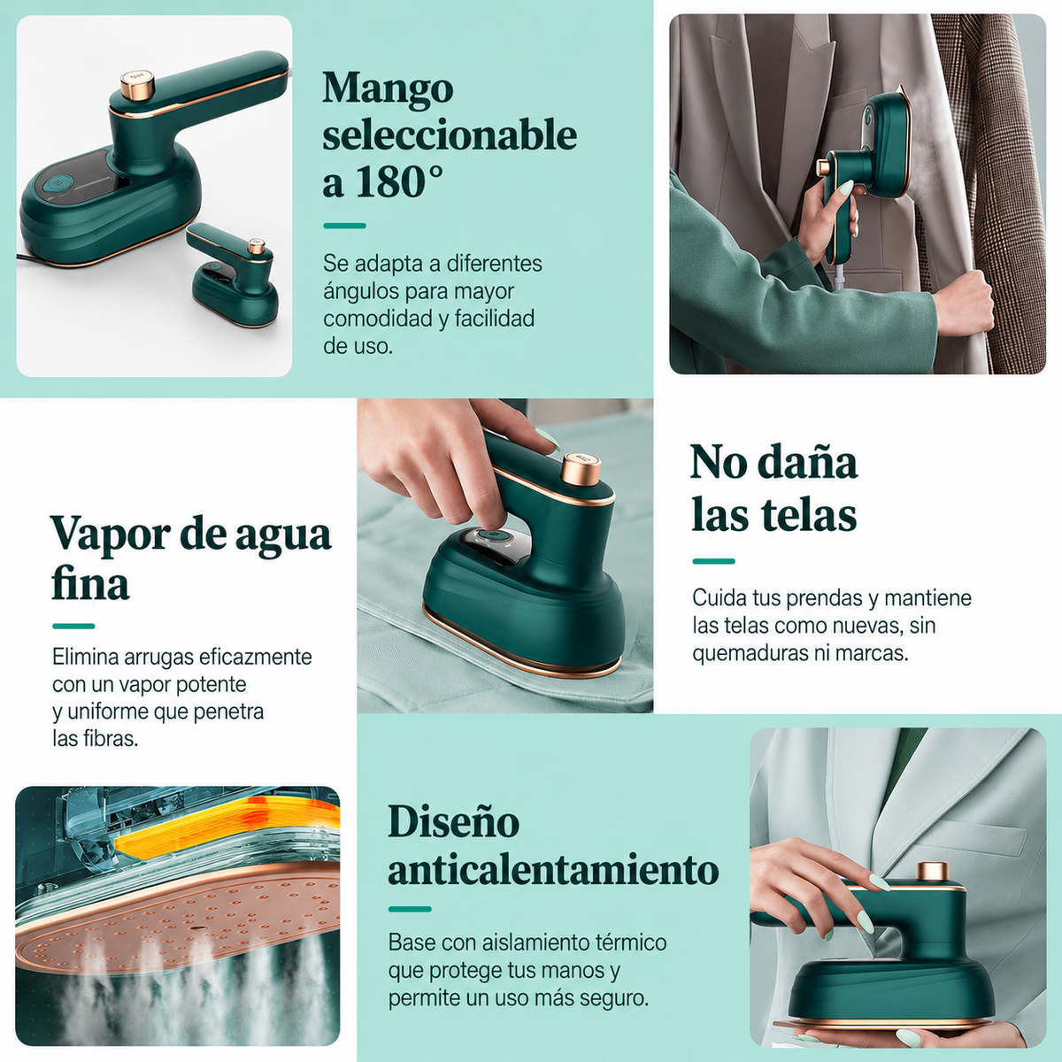 😍👔 Nunca Más Salgas con la Ropa Arrugada <br>✨ La Mini Plancha a Vapor que Te Salva Antes de Cada Salida ✨ <br> <span style="color:#dc2626;font-weight:900;">🔥 OFERTA ESPECIAL: 25% DE DESCUENTO🔥 </span>