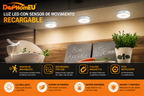 💡🚶‍♂️ Tu casa se ilumina sola cuando te movés 🌙🚶‍♂️ <br> ⚡ Sin cables • 🔋 Recargable • 🧲 Instalación fácil <br> <span style="color:#dc2626;font-weight:900;">🔥 OFERTA ESPECIAL: 25% DE DESCUENTO</span>