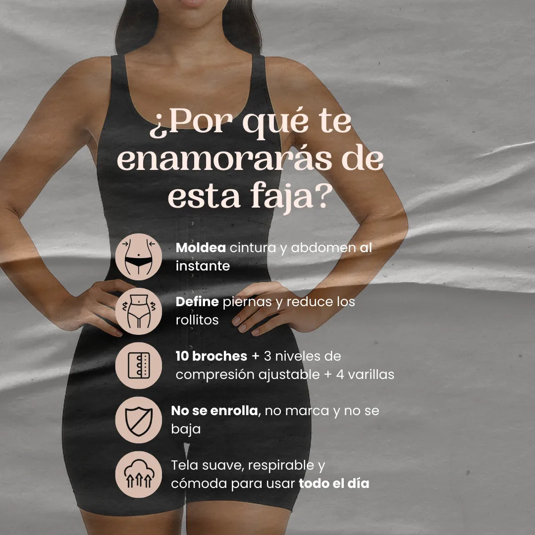 Short Faja Reforzado Premium – Moldea cintura, abdomen y muslos