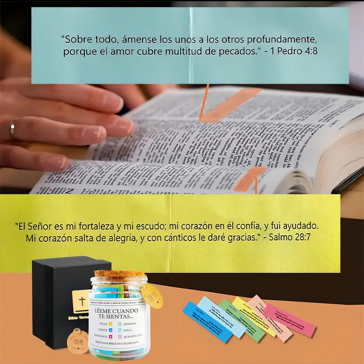 ❤️🙏 Un Mensaje de Dios Cada Día ✨ | Frasco de Versículos Bíblicos  <br> <span style="color:#dc2626;font-weight:900;">🔥 OFERTA ESPECIAL: 25% DE DESCUENTO</span>