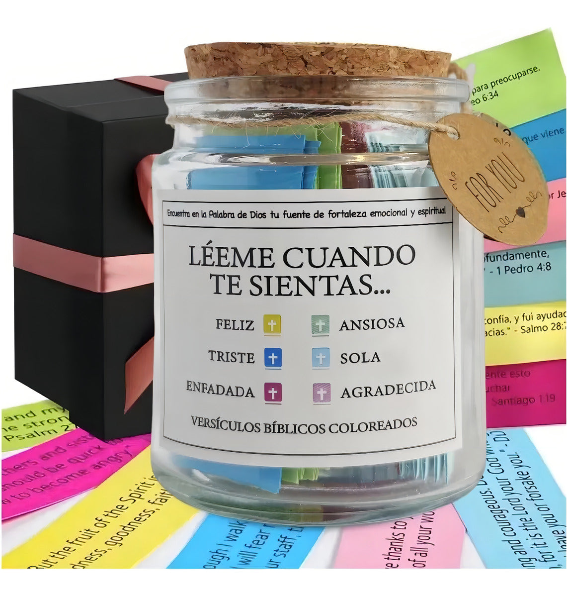 ❤️🙏 Un Mensaje de Dios Cada Día ✨ | Frasco de Versículos Bíblicos  <br> <span style="color:#dc2626;font-weight:900;">🔥 OFERTA ESPECIAL: 25% DE DESCUENTO</span>