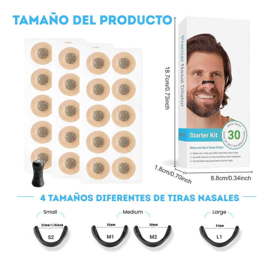 🚀 Tiras Nasales Magnéticas para Respirar Mejor (Kit 15 días)👃🏻- PROMO Pagas 1 Llevas 2 Kits<br> <span style="color:#dc2626;font-weight:900;">🔥 OFERTA ESPECIAL🔥 </span>