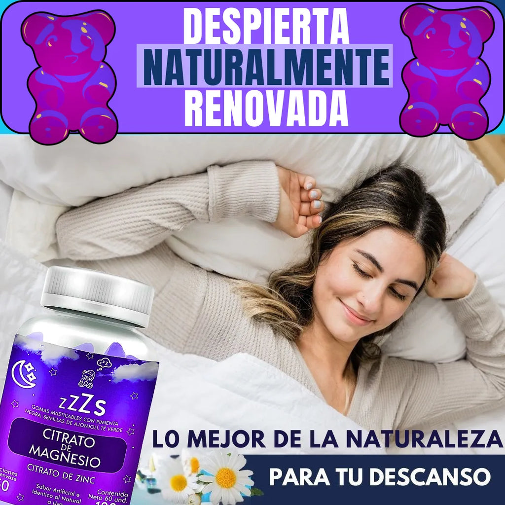 🌙😵‍💫 ¿Tu cuerpo está cansado pero tu mente no para? 💜🍬 <br>Gomitas para Dormir con Citrato de Magnesio – Armor For Health 💤<br> <span style="color:#dc2626;font-weight:900;">🔥 OFERTA ESPECIAL: 25% DE DESCUENTO🔥</span>