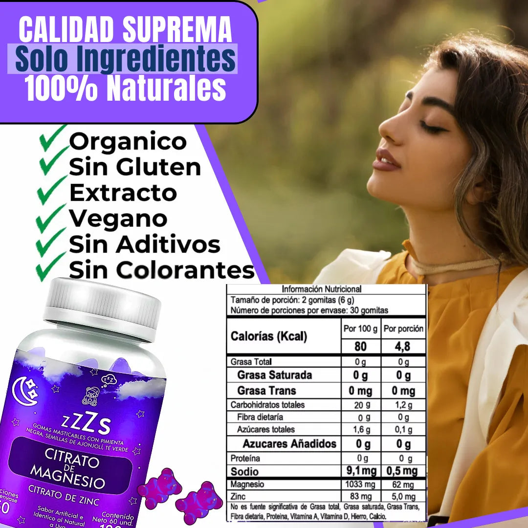 🌙😵‍💫 ¿Tu cuerpo está cansado pero tu mente no para? 💜🍬 <br>Gomitas para Dormir con Citrato de Magnesio – Armor For Health 💤<br> <span style="color:#dc2626;font-weight:900;">🔥 OFERTA ESPECIAL: 25% DE DESCUENTO🔥</span>