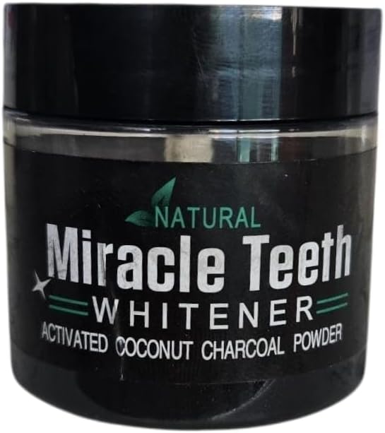✨ Miracle Teeth Whitener – Polvo Blanqueador Dental Natural con Carbón de Coco | Sin Peróxido | Como se ve en TV <br> <span style="color:#dc2626;font-weight:900;">🔥 OFERTA ESPECIAL: 25% DE DESCUENTO</span>
