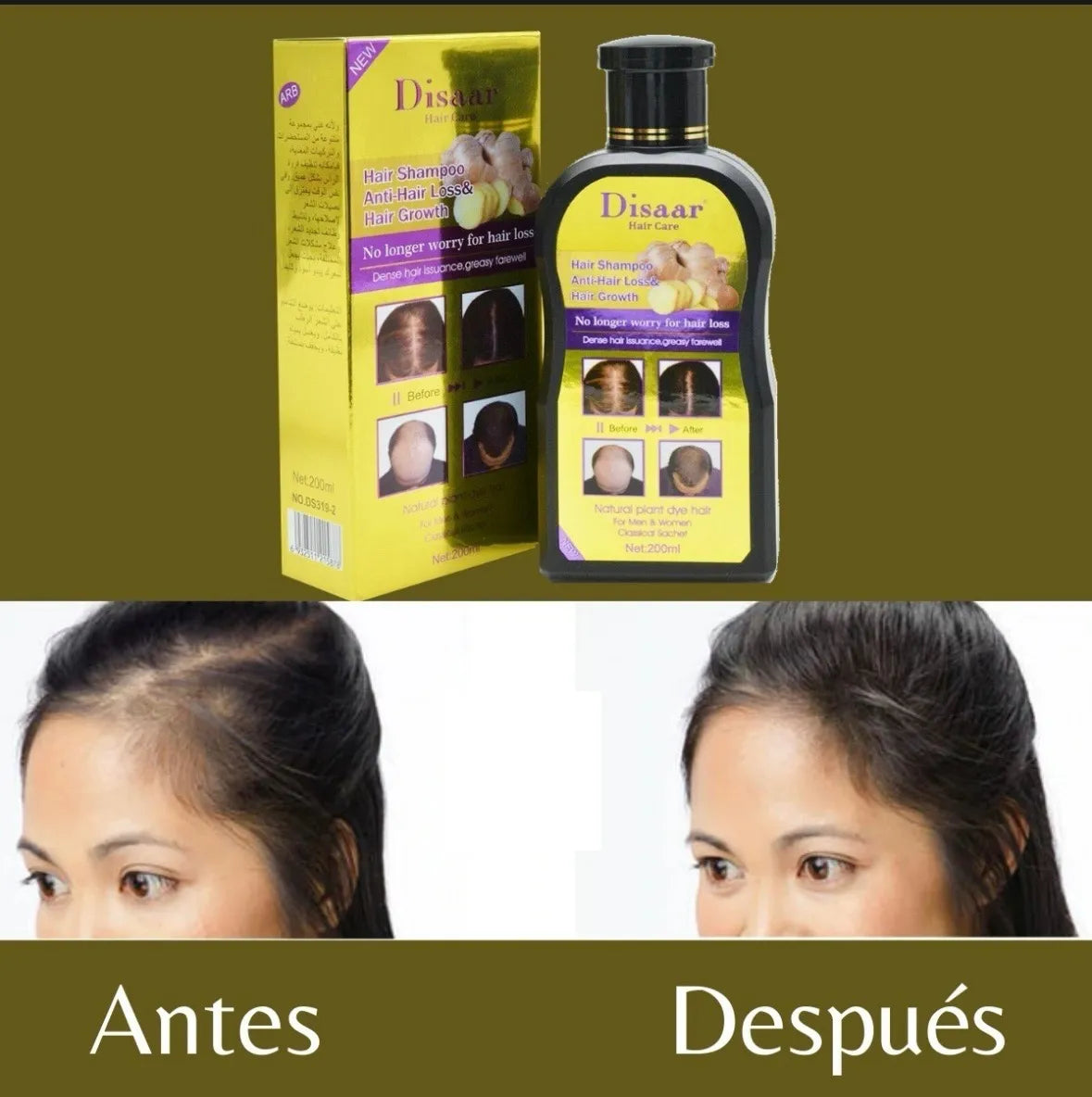 😱 Se Te Cae el Cabello? Disaar Lo Frena y Lo Hace Crecer – 200 ml🚨<br> <span style="color:#dc2626;font-weight:900;">🔥 OFERTA ESPECIAL: 25% DE DESCUENTO</span>