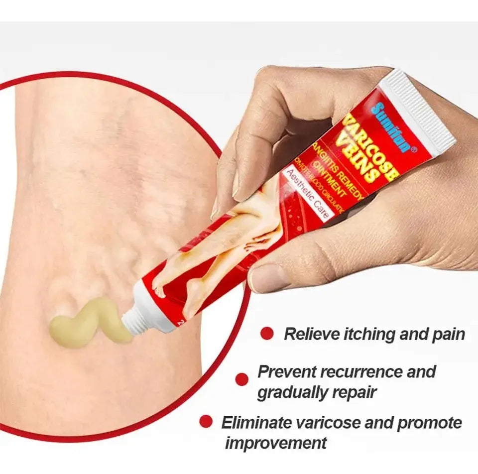 Decile Adiós a la Pesadez y Dolor de Piernas – Crema Herbal de Alivio Potente