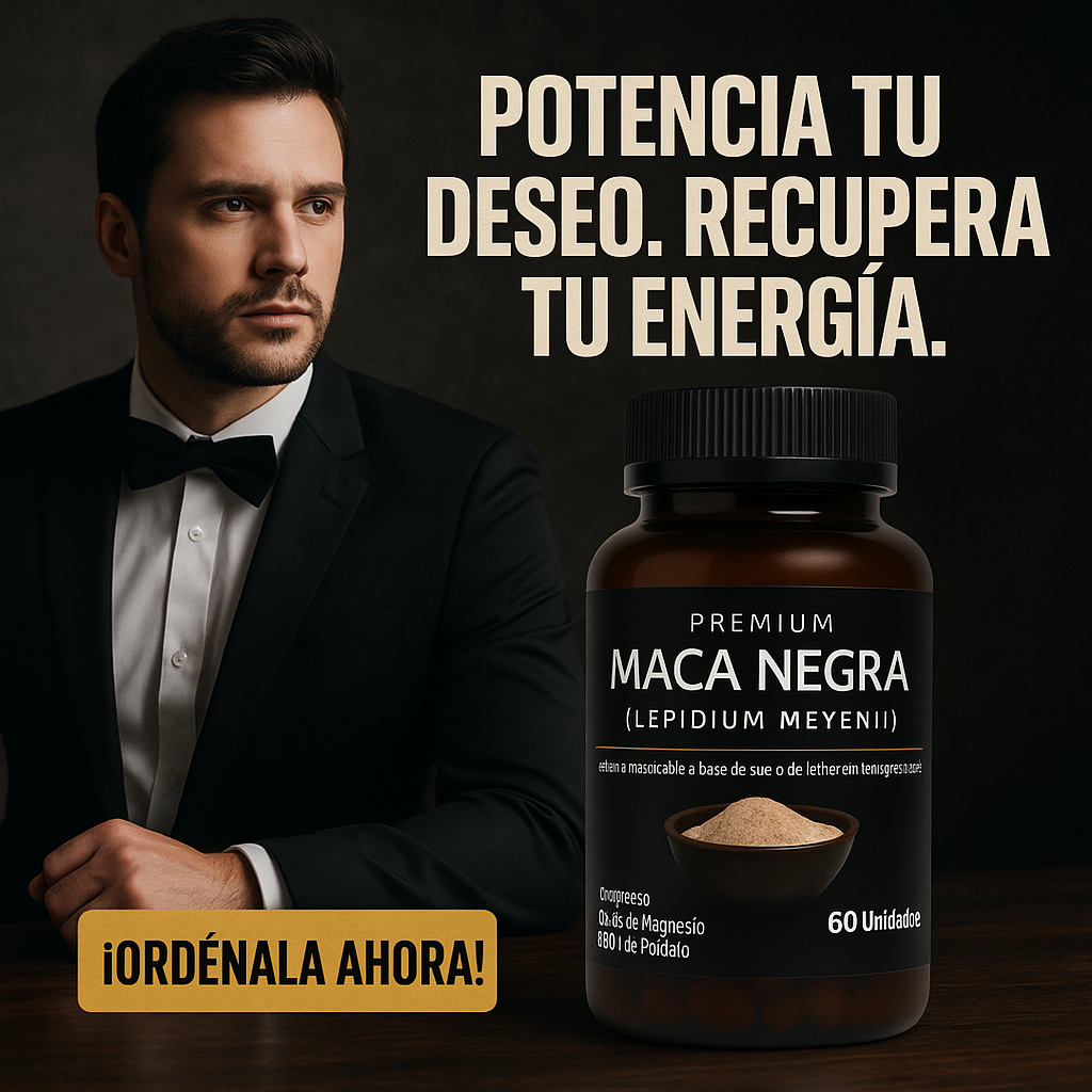 Maca Negra Premium-Peruana  <br> <span style="color:#dc2626;font-weight:900;">🔥 OFERTA ESPECIAL: 25% DE DESCUENTO</span>