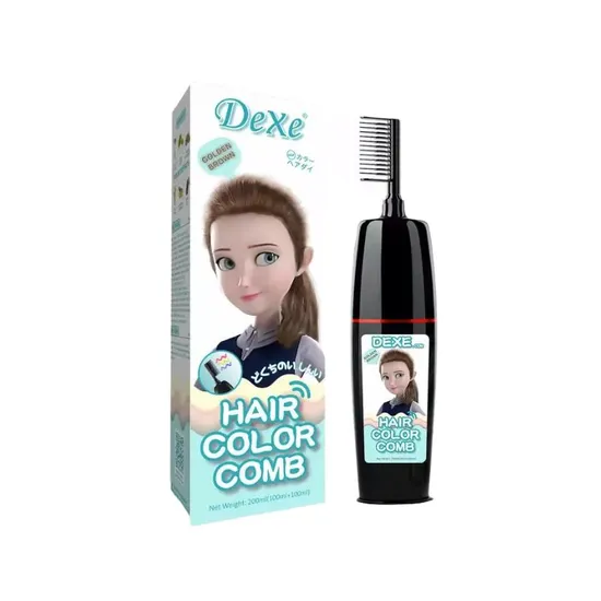 DEXE Hair Color Comb en tono Golden Brown