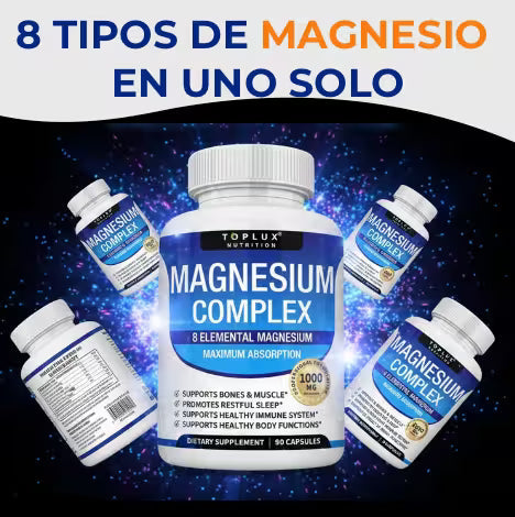 Magnesium Complex™ 8 en 1 💊 | Energía diaria, descanso profundo y equilibrio total (60 cápsulas)  <br> <span style="color:#dc2626;font-weight:900;">🔥 OFERTA ESPECIAL: 25% DE DESCUENTO</span>