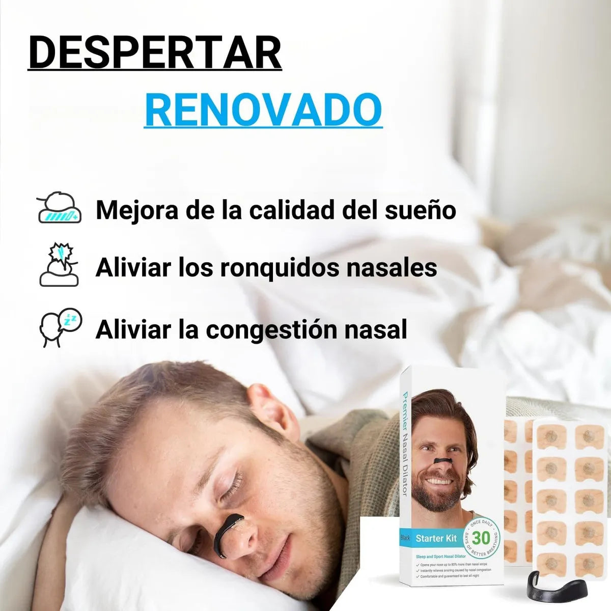 🚀 Tiras Nasales Magnéticas para Respirar Mejor (Kit 15 días)👃🏻- PROMO Pagas 1 Llevas 2 Kits<br> <span style="color:#dc2626;font-weight:900;">🔥 OFERTA ESPECIAL🔥 </span>