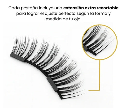 👁️ Mirada magnética en segundos - sin pegamento, sin complicaciones 💫