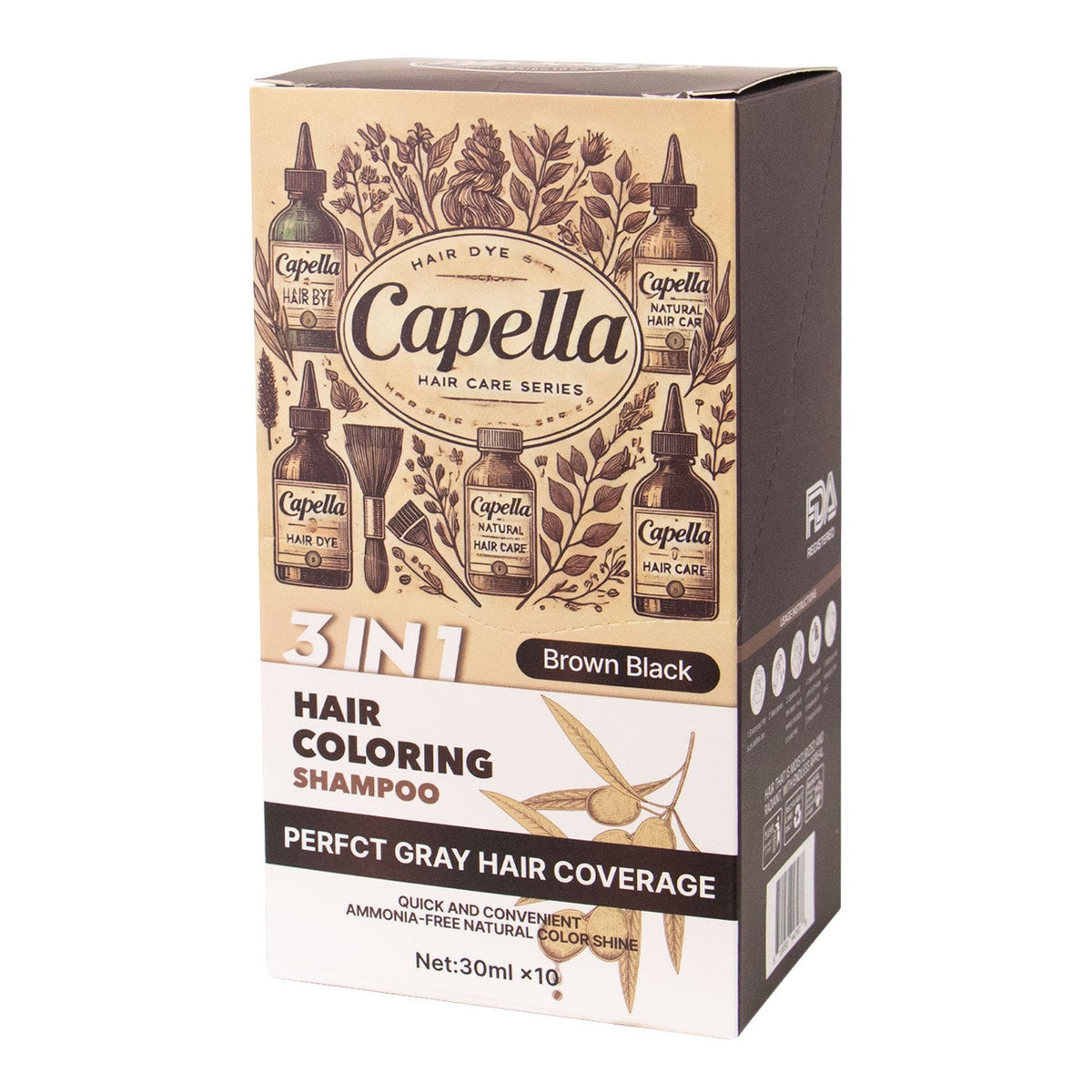 🔥 Shampoo Cubre Canas Capella 3 en 1 – Color Natural en Minutos + Cabello Nutrido ✨<br> <span style="color:#dc2626;font-weight:900;">🔥 OFERTA ESPECIAL: 20% DE DESCUENTO</span>